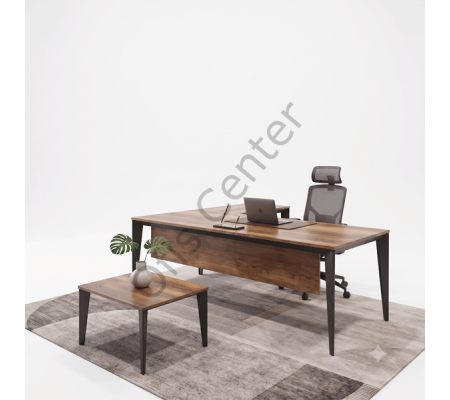 Exen Ofis ve Büro Masa Takımı 160 cm Masalı